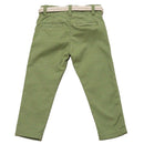 Green Belted Dobby Trouser Nawao.com