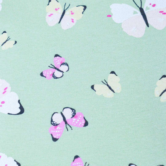Green Butterfly Aop Leggings Nawao.com