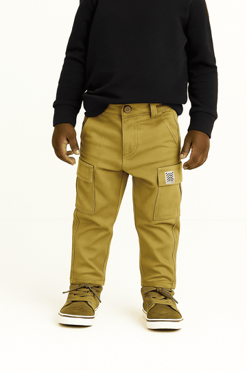 Green Cargo Pocket Trouser Green Nawao.com
