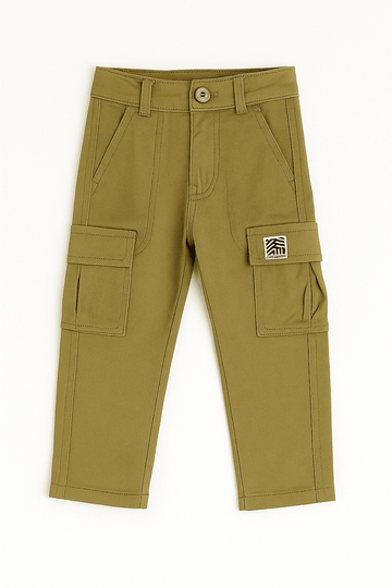 Green Cargo Pocket Trouser Green Nawao.com
