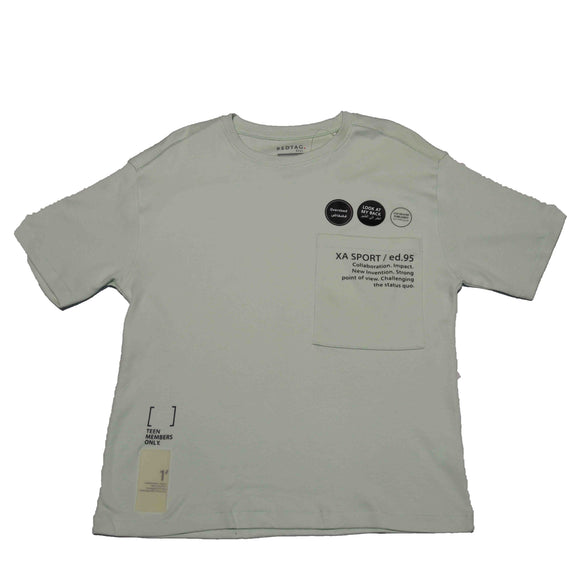 Green Front And Back Print Oversize Tshirt Nawao.com