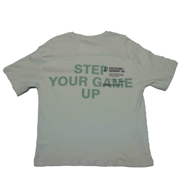 Green Front And Back Print Oversize Tshirt Nawao.com