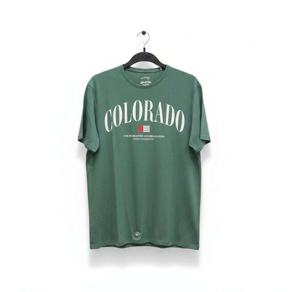 Green Graphic T Shirt Green Medium Nawao.com