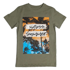 Green Graphic T-Shirt Nawao.com