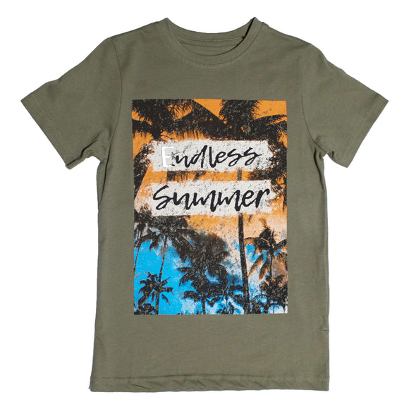 Green Graphic T-Shirt Nawao.com