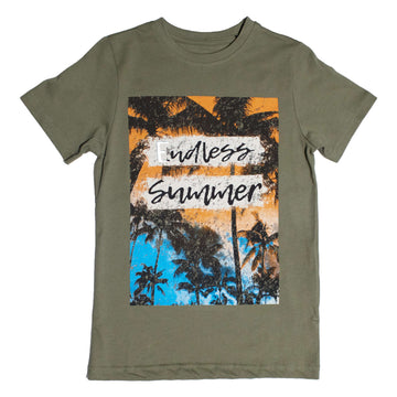 Green Graphic T-Shirt Nawao.com