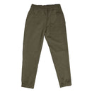 Green Knee Zip Active Pants Nawao.com