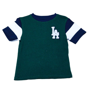 Green La Crew Neck T Shirt With Shorts Set Green 4 5 Years Nawao.com