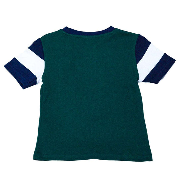Green La Crew Neck T Shirt With Shorts Set Green 4 5 Years Nawao.com