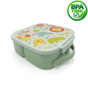 Green Lion Print Bento Lunch Box Nawao.com