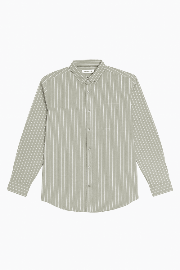 Green Men Casual Shirt Nawao.com