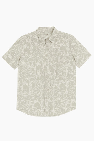Green Mens Casual Shirt Nawao.com