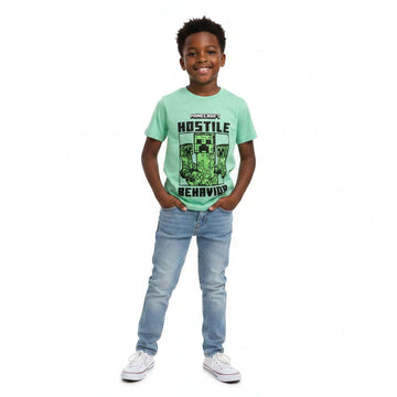 Green Minecraft Tee Green Nawao.com