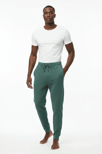 Green Ottoman Jog Pant Ecru Small Nawao.com