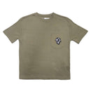 Green Oversize Plain Pocket T-Shirt Nawao.com