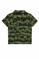 Green Palm Aop Resort Shirt Nawao.com