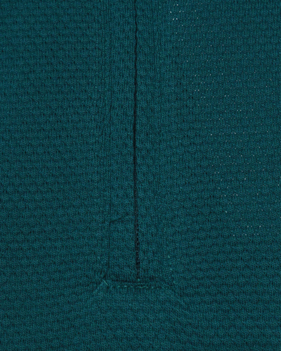 Green Polcorn Knit Polo T Shirt Dark Nawao.com