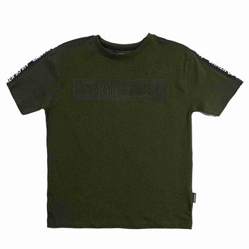 Green Print Oversize T-Shirt Nawao.com