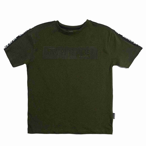Green Print Oversize T-Shirt Nawao.com