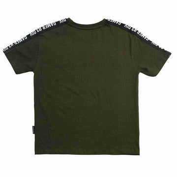 Green Print Oversize T-Shirt Nawao.com