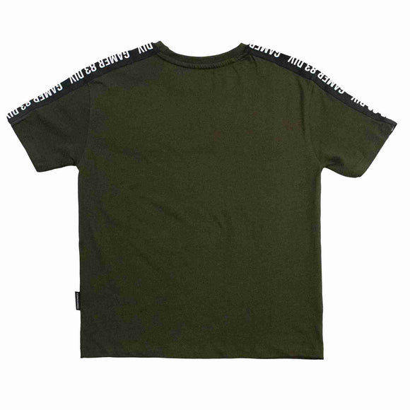Green Print Oversize T-Shirt Nawao.com
