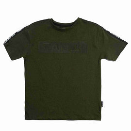 Green Print Oversize T-Shirt Nawao.com