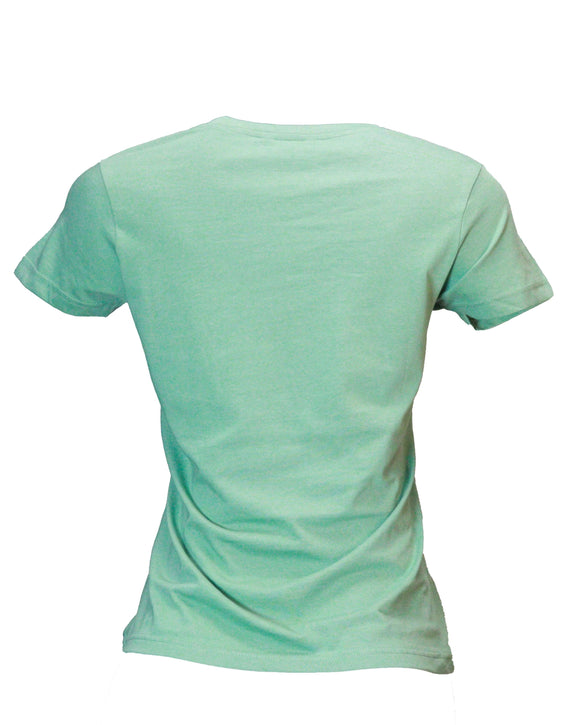 Green Printed T Shirt Nawao.com