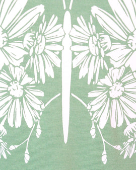 Green Printed T Shirt Nawao.com