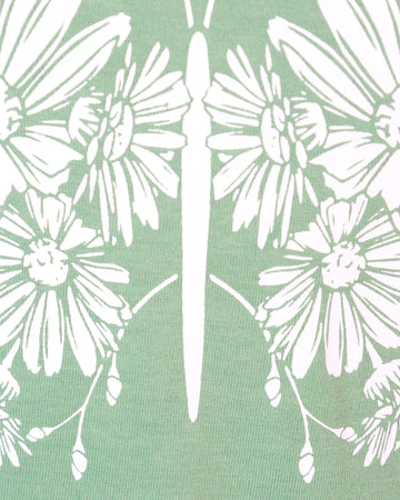 Green Printed T Shirt Nawao.com