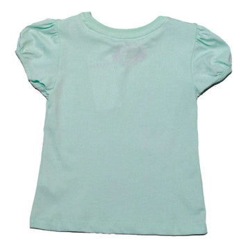 Green Ready For Pool Party Print T Shirt Nawao.com