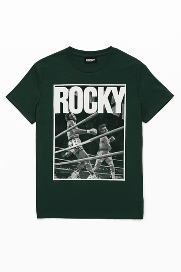 Green Rocky Drop Sholder Tshirt Green Nawao.com