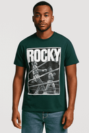Green Rocky Drop Sholder Tshirt Green Nawao.com