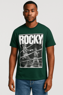Green Rocky Drop Sholder Tshirt Green Nawao.com
