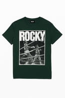 Green Rocky Drop Sholder Tshirt Green Nawao.com