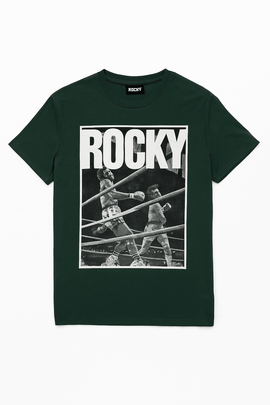 Green Rocky Drop Sholder Tshirt Green Nawao.com