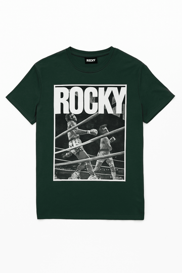 Green Rocky Drop Sholder Tshirt Green Nawao.com