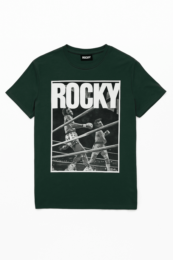 Green Rocky Drop Sholder Tshirt Green Nawao.com