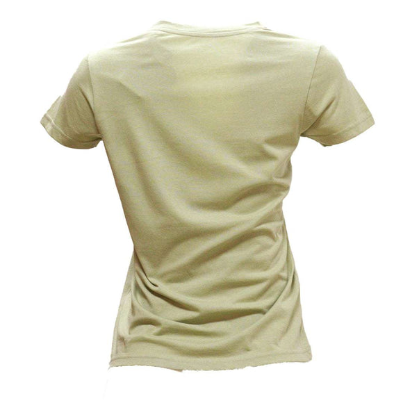 Green Short Sleeve Crew Neck T Shirt Nawao.com