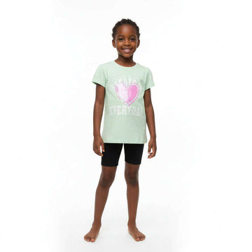 Green You Make Me Happy Everyday Placement Print T Shirt Green Nawao.com