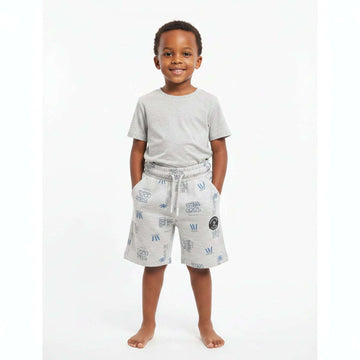Grey 2 Pack Shorts Mid Grey Nawao.com