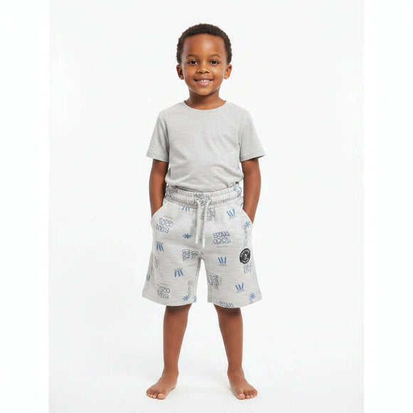Grey 2 Pack Shorts Mid Grey Nawao.com