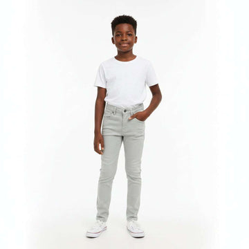 Grey 5 Pocket Jeans Mid Grey Nawao.com