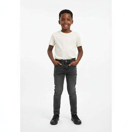 Grey 5 Pocket Jeans Mid Grey Nawao.com