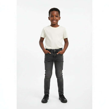 Grey 5 Pocket Jeans Mid Grey Nawao.com