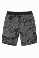 Grey Aop Printed Shorts Mid Nawao.com