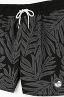 Grey Aop Printed Shorts Mid Nawao.com