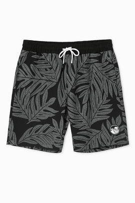 Grey Aop Printed Shorts Mid Nawao.com
