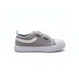 Grey Double Strap Sneaker Mid Grey Nawao.com