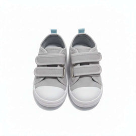 Grey Double Strap Sneaker Mid Grey Nawao.com