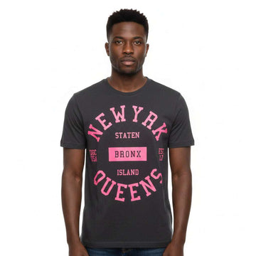 Grey Graphic T Shirt Dark Grey Small Nawao.com